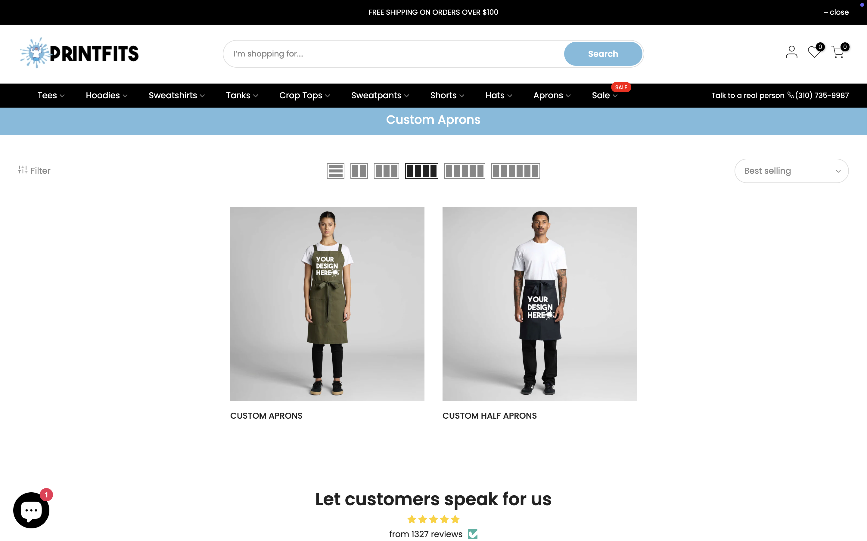 Printfits Custom Aprons
