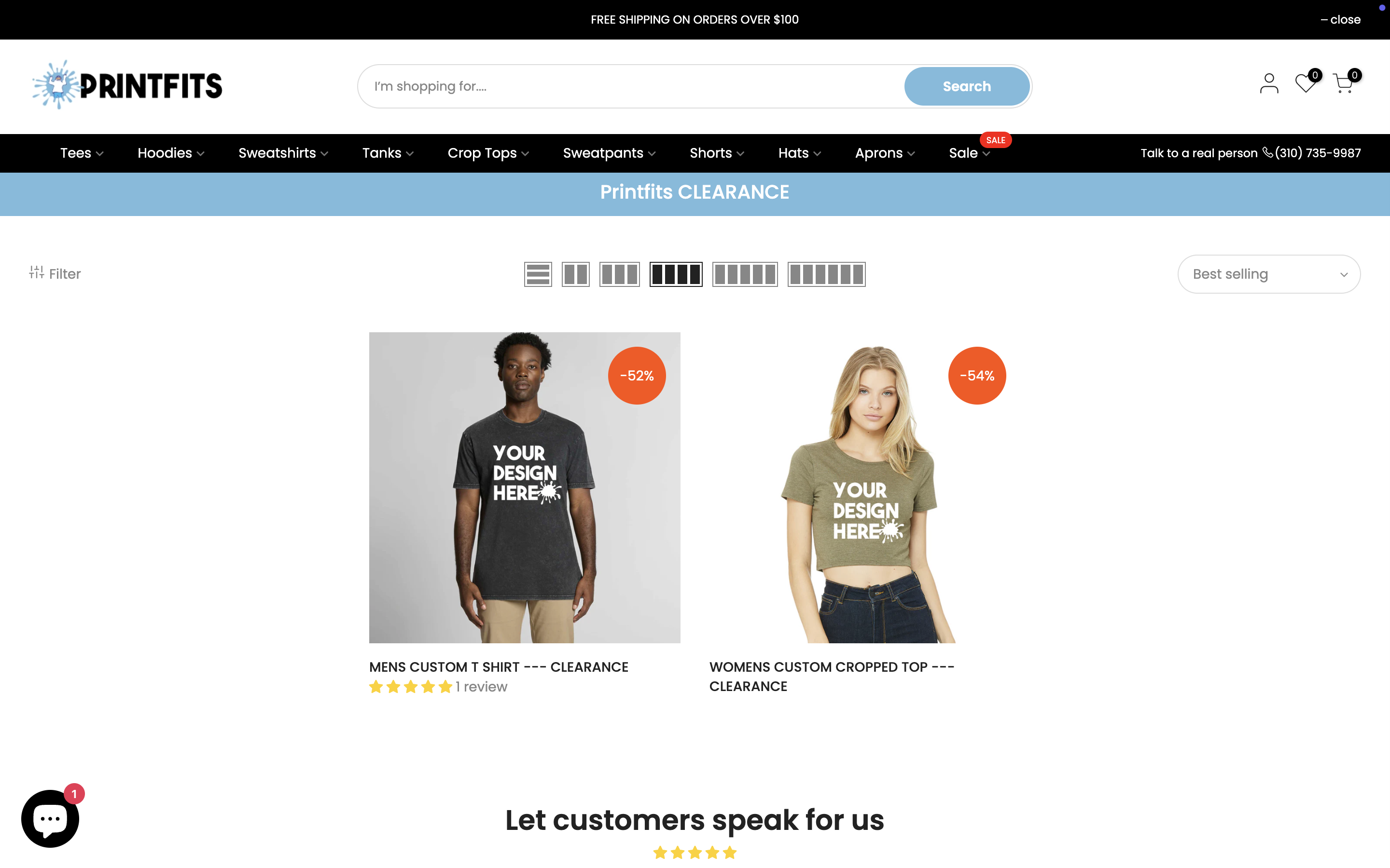 Printfits Clearance Items